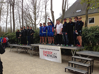 Versailles champion d'Île-de-France de duathlon par équipe!