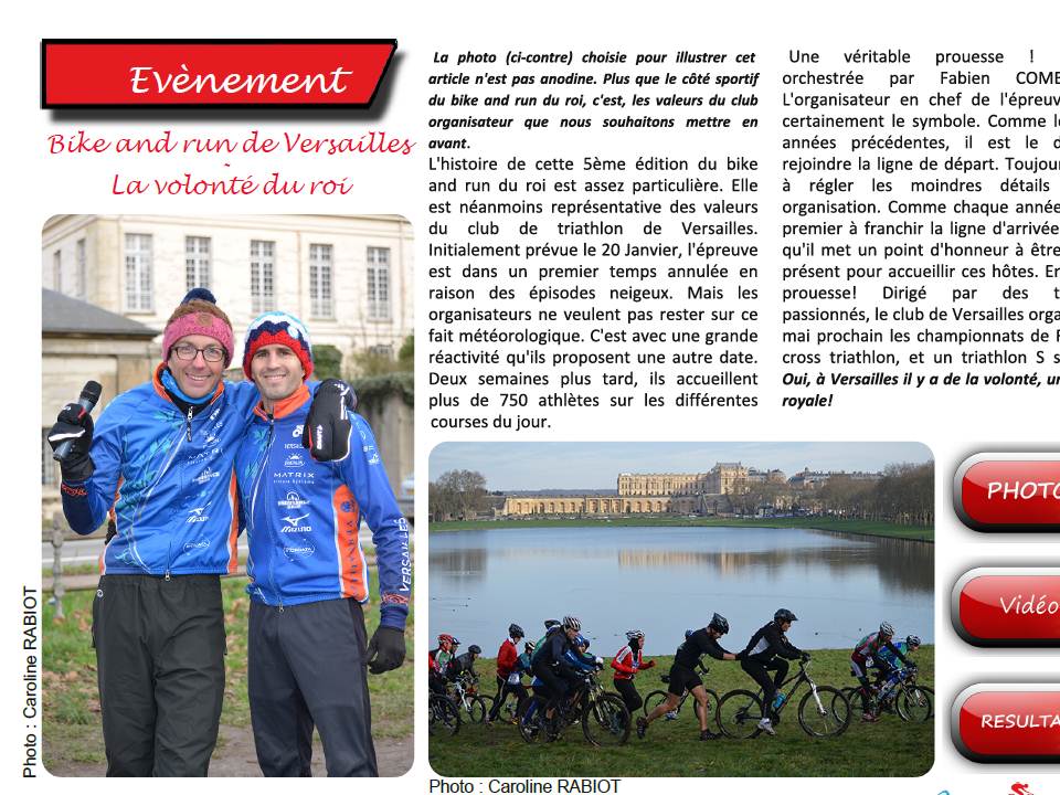 Le 5ème B&R du Roi à l'honneur dans le LIFT Mag de Février 2013