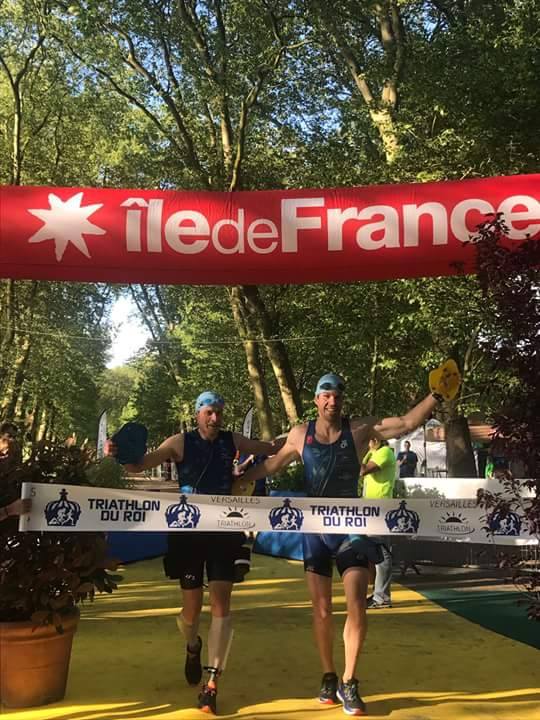 Olivier et Aurélien remportent le premier Swimrun de Versailles!